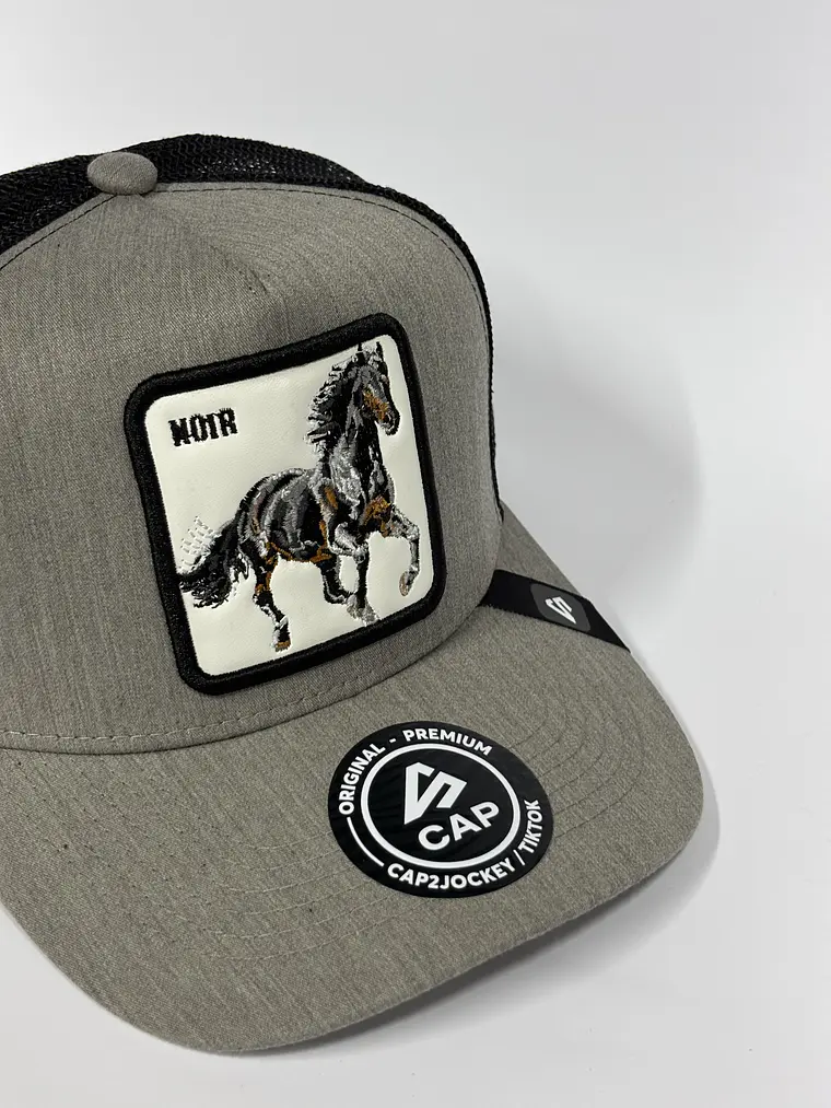 Jockey de malla 5p / Gris x negro - Noir  2