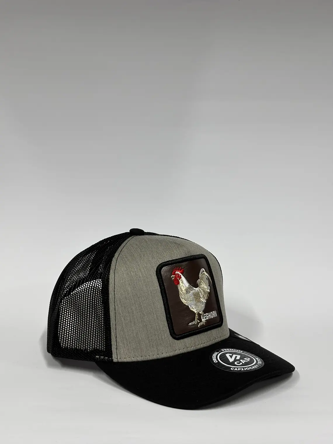 Jockey de malla 5p / Gris x negro - Gallo Lechorn 3
