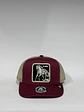 Jockey de malla 5p / Burdeo x beige - C. Albino - Miniatura 1
