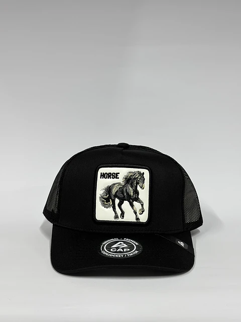 Jockey de malla 5p -Negro / C. Horse 