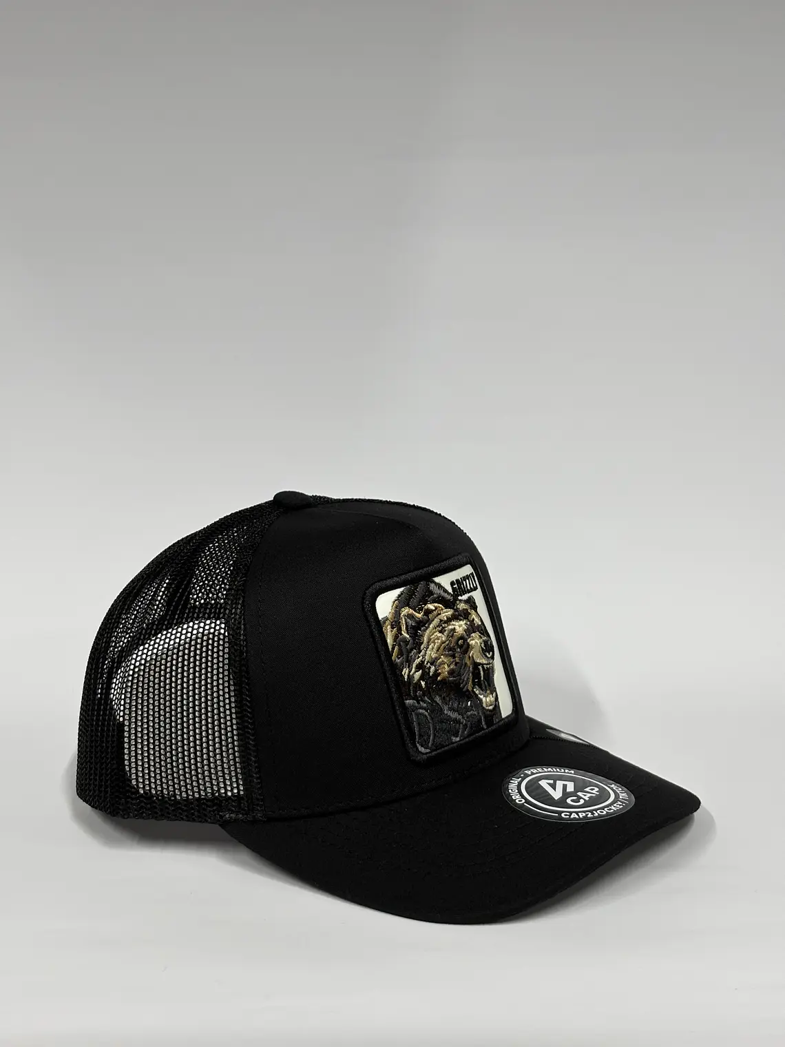 Jockey de malla 5p - Negro / Oso Grizzly  2