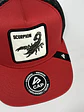 Jockey de malla 5p - Rojo x negro / Scorpion  - Miniatura 4