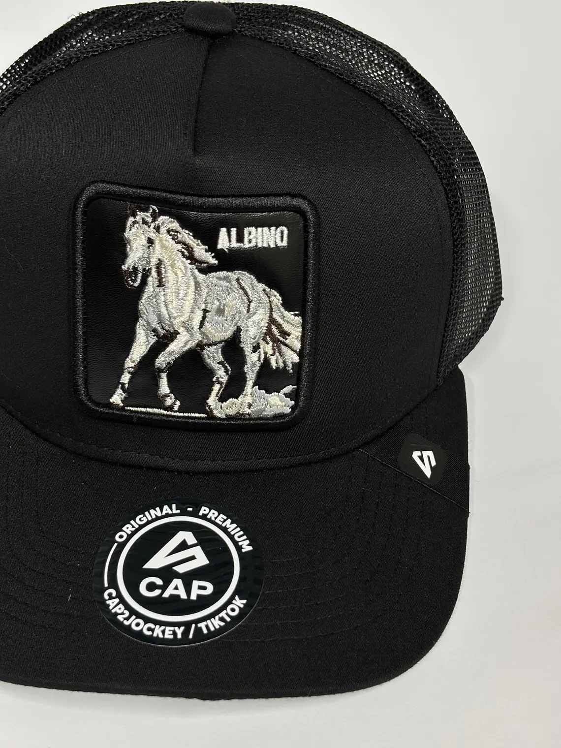 Jockey de malla 5p / Negro - Albino black  4