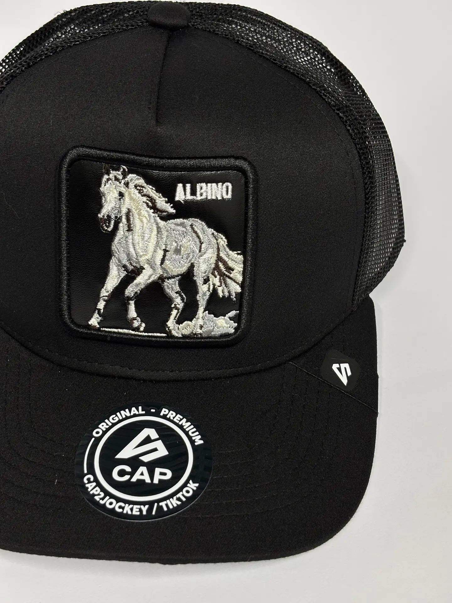 Jockey de malla 5p / Negro - Albino black  4