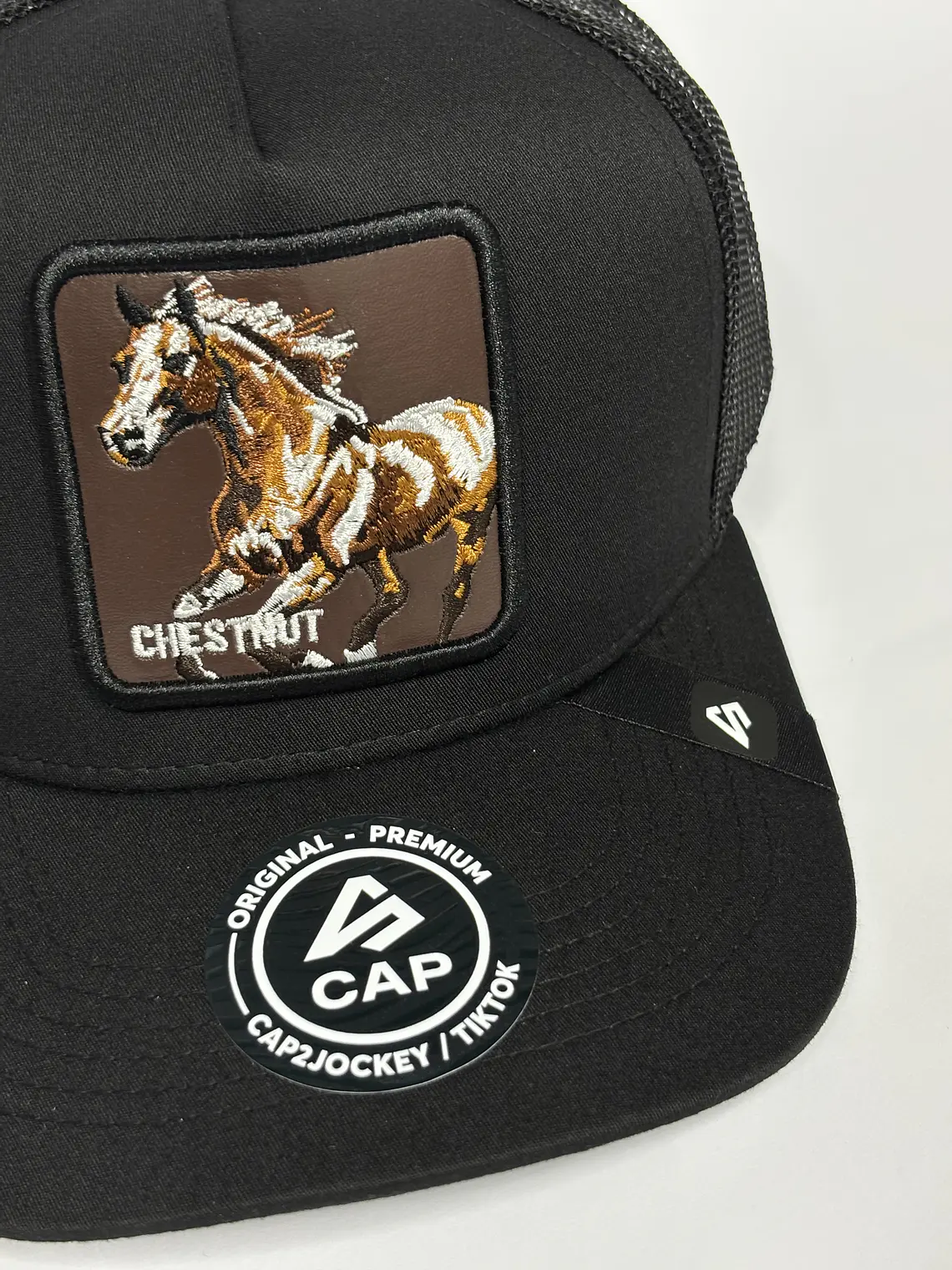 Jockey de malla 5p / Negro - caballo Chestnut 4