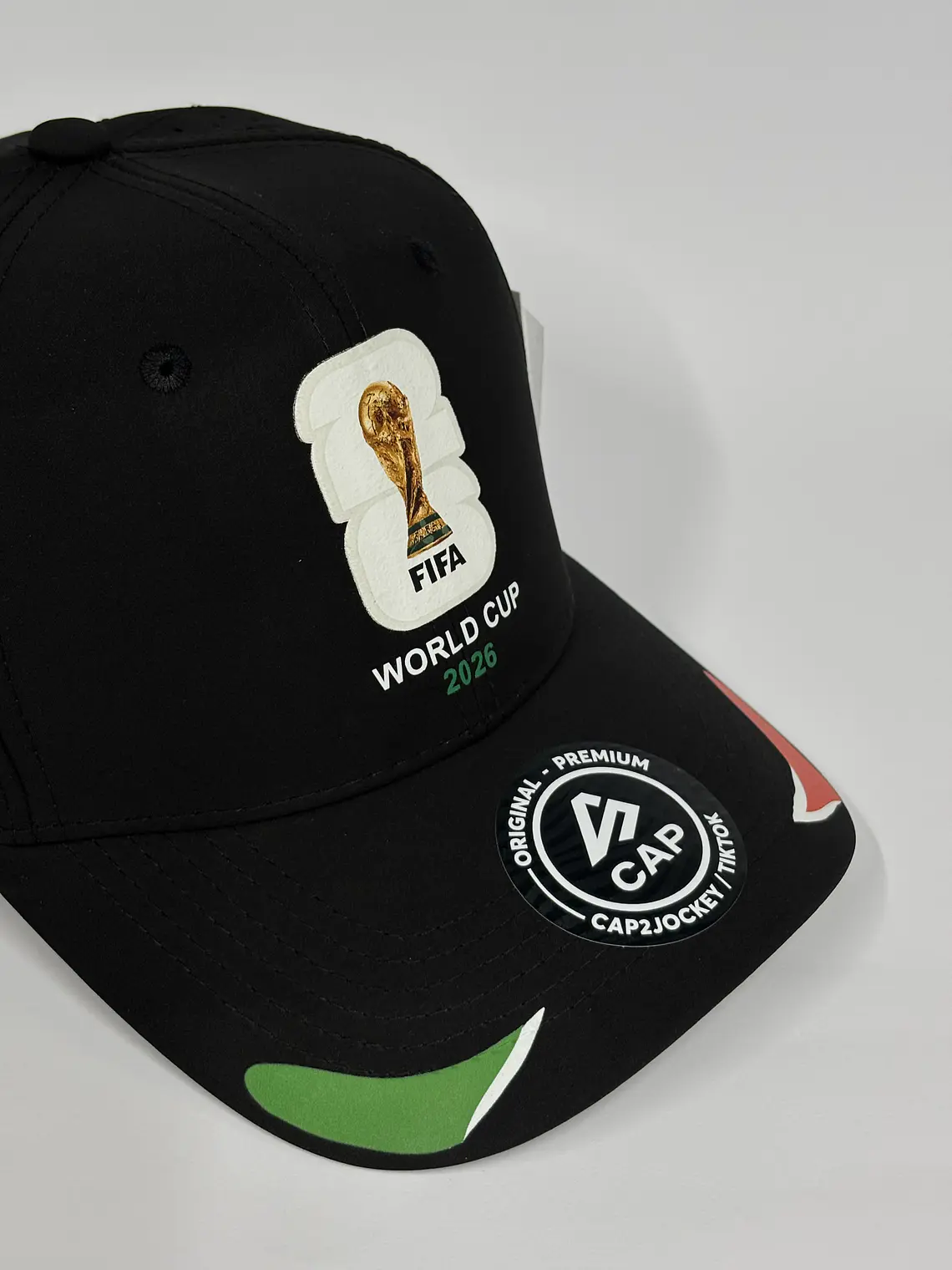 Gorra de lona 6p láser / Negro - Mundial 26 3