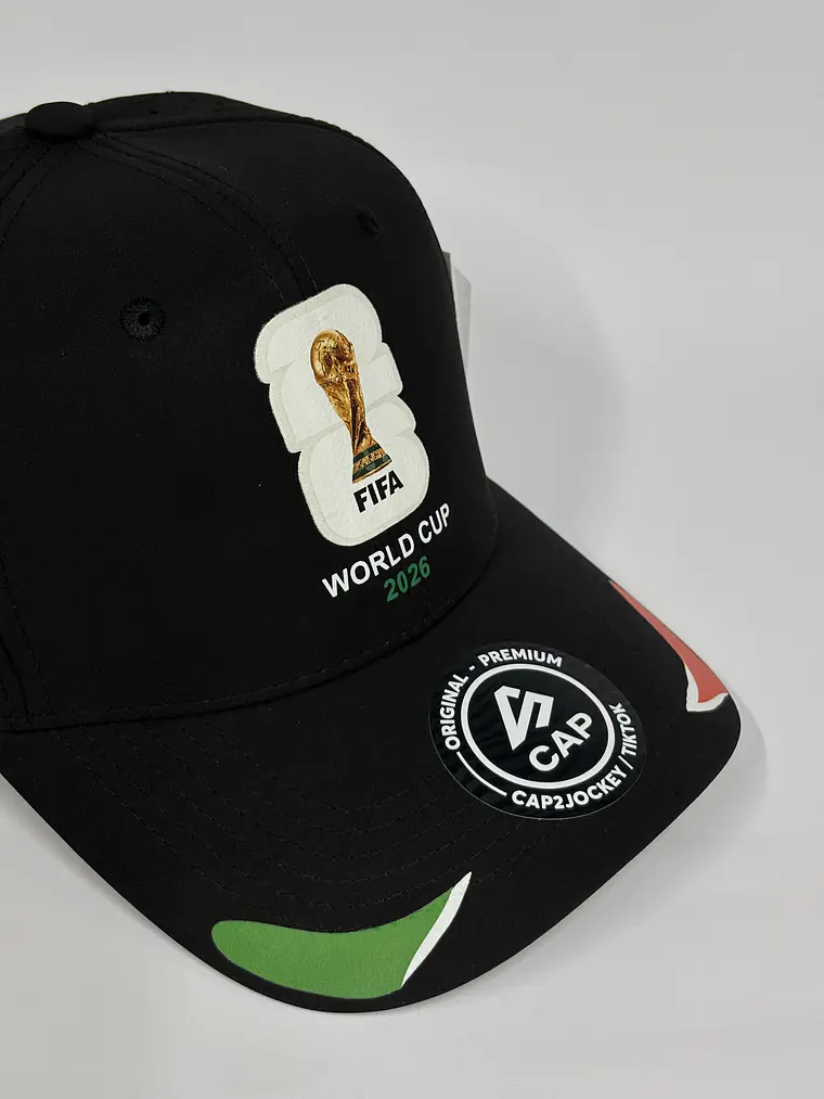 Gorra de lona 6p láser / Negro - Mundial 26 3