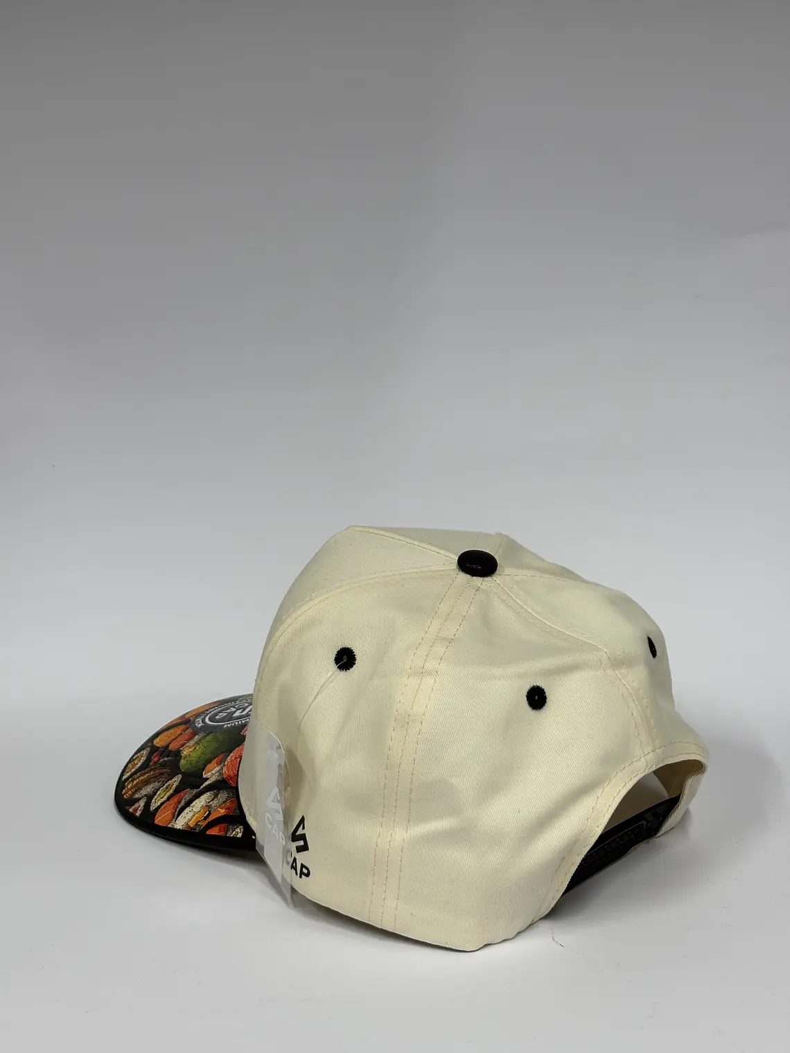 Gorra de lona 5p / Beige x negro - Sushi  3