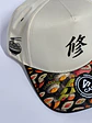 Gorra de lona 5p / Beige x negro - Sushi  - Miniatura 4