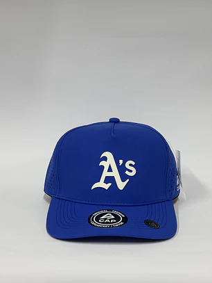 Gorra de lona 5p láser / Azul rey - A’s oakland 