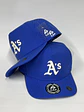 Gorra de lona 5p láser / Azul rey - A’s oakland  - Miniatura 5
