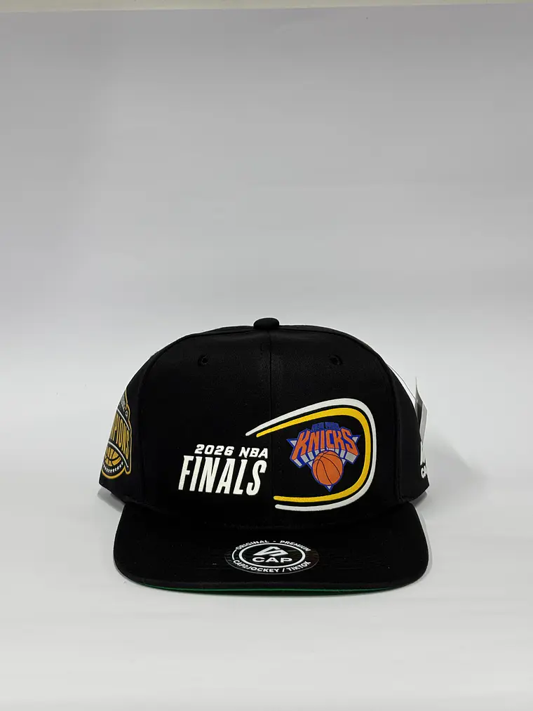 Gorra plana lona 6p - Negro / Final NBA Champions  1