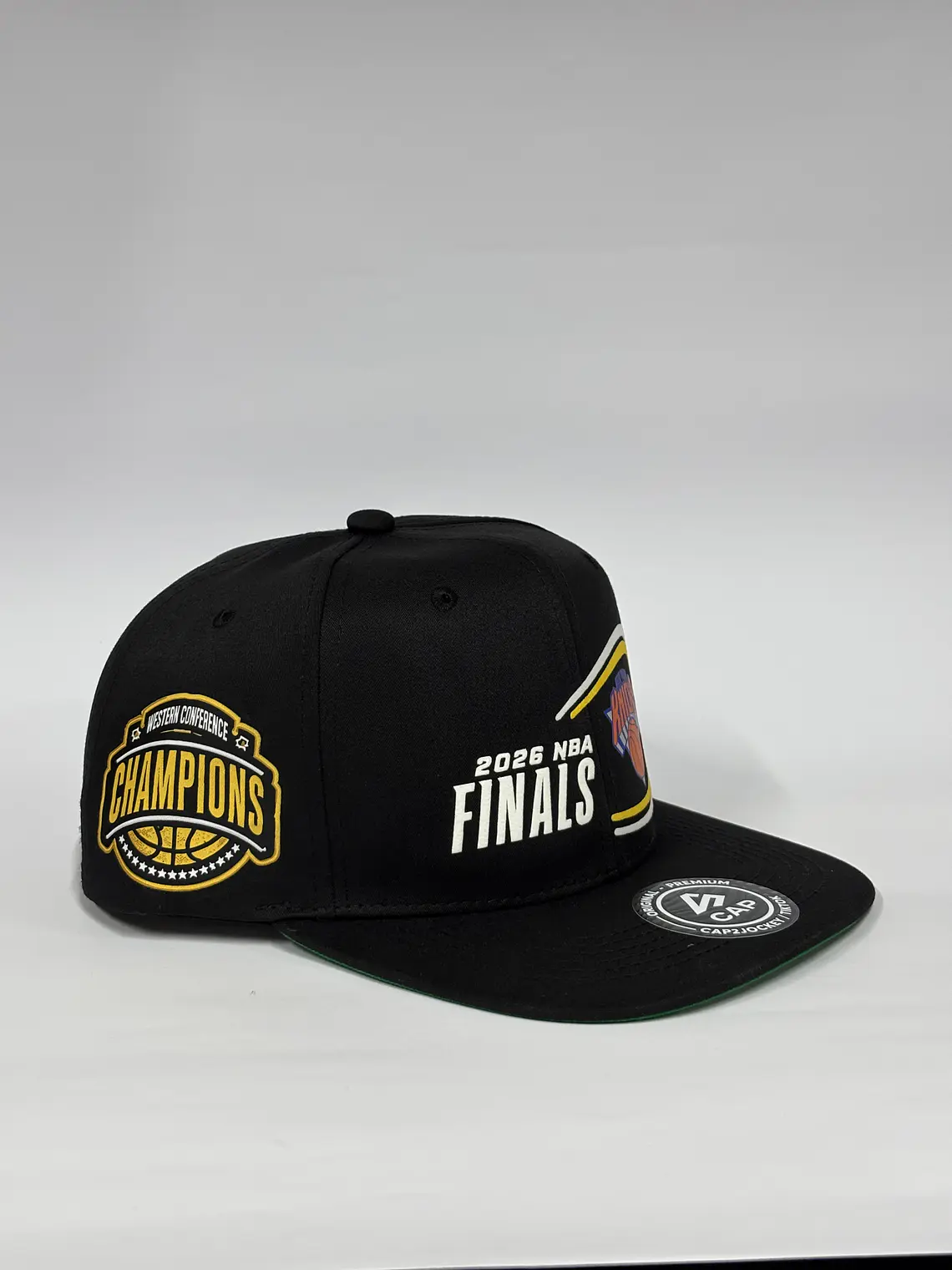 Gorra plana lona 6p - Negro / Final NBA Champions  2