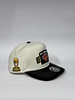 Gorra de lona 5p láser - Bicolor Blanco x Negro - Champions NBA Knicks  - Miniatura 5