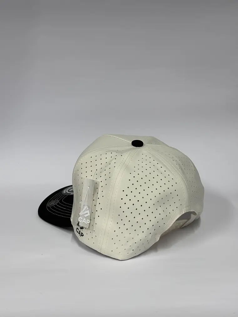 Gorra de lona 5p láser - Bicolor Blanco x Negro - Champions NBA Knicks  3