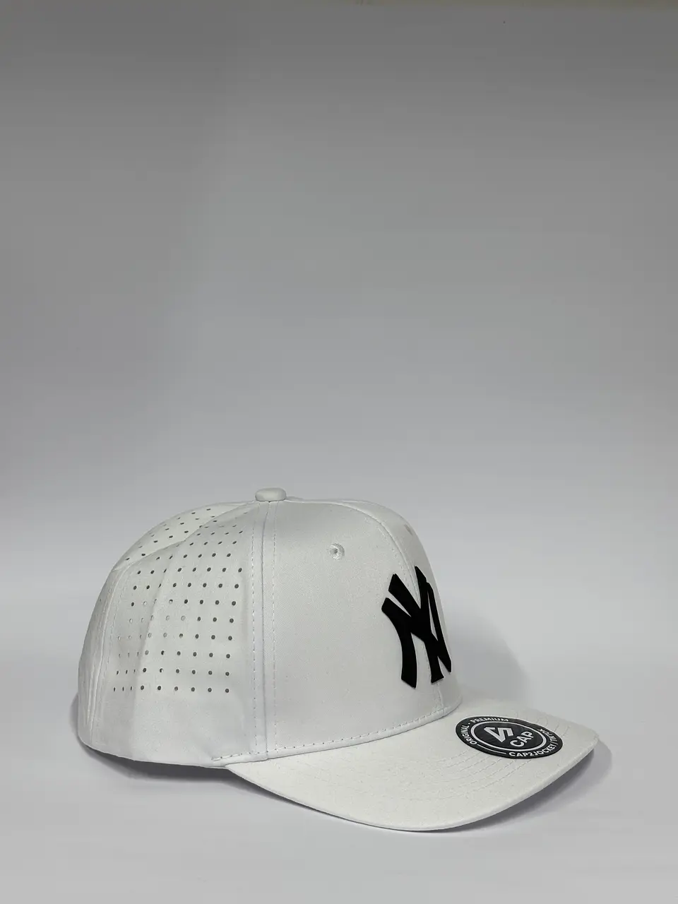 Gorra de lona 6p láser - Blanco / NY clasic W  3