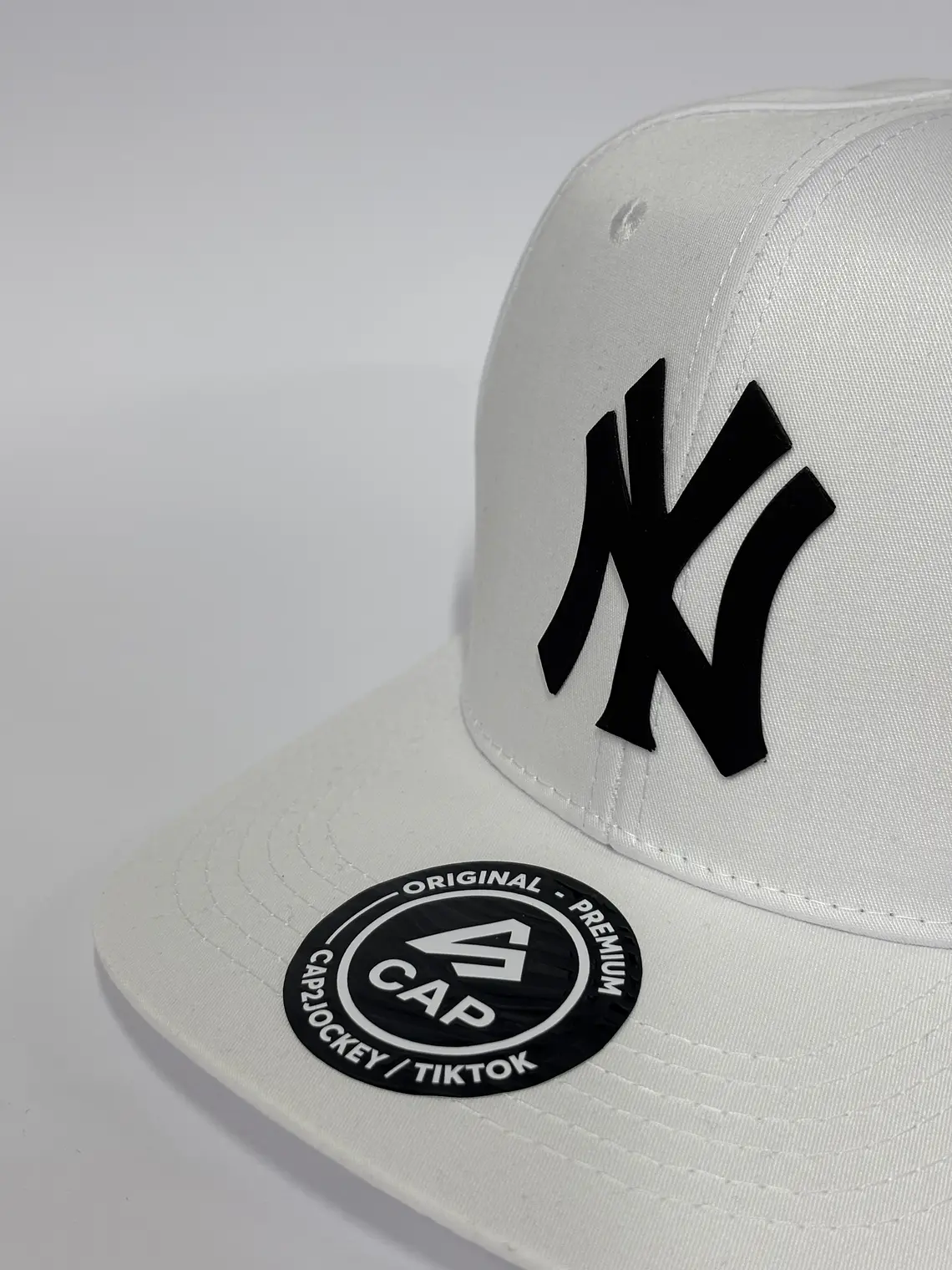 Gorra de lona 6p láser - Blanco / NY clasic W  4
