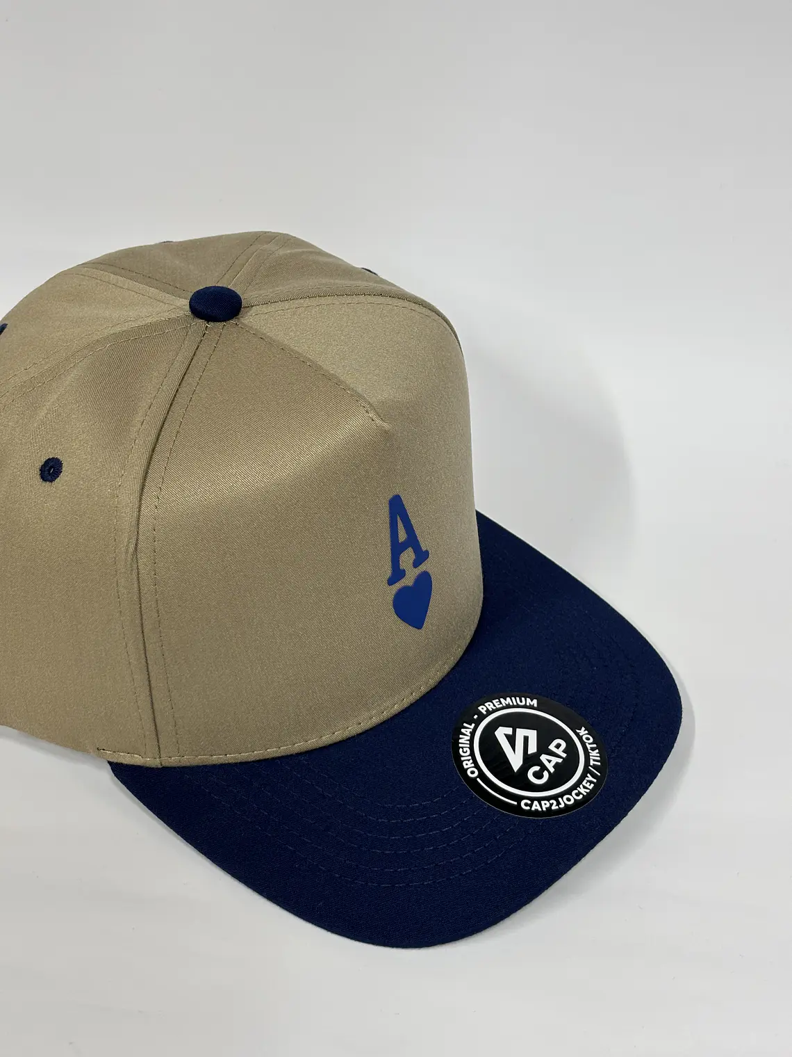 Gorra de lona 5p / Bicolor Marrón x azul M - A corazón  4