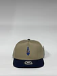 Gorra de lona 5p / Bicolor Marrón x azul M - A corazón  - Miniatura 1