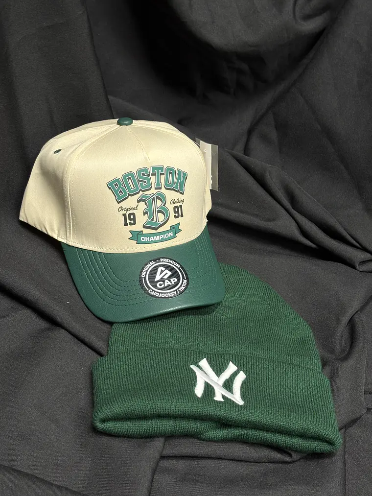 Pack de invierno / Gorra + Beanies de lana - Premium  8