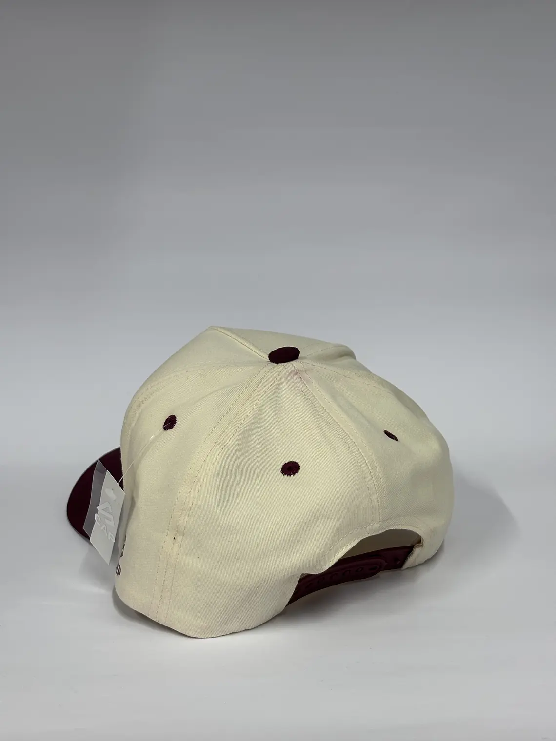 Gorra de lona 5p / Bicolor Beige x burdeo - La guaira ❤️ 3