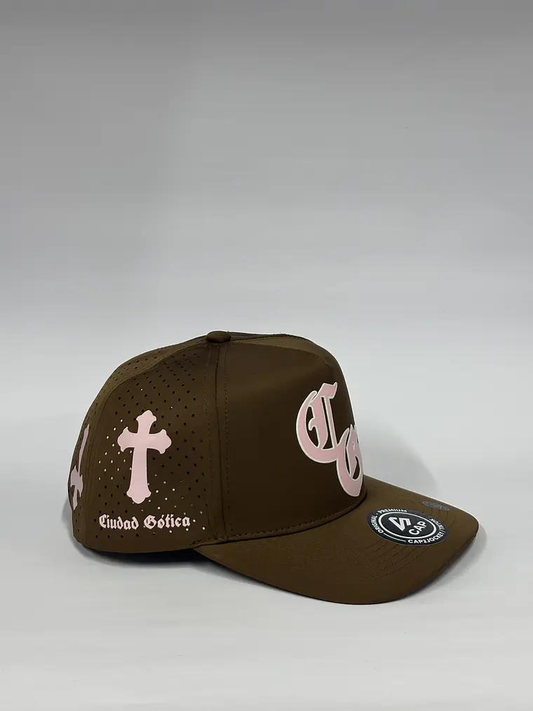 Gorra de lona 5p láser / Marrón - Ciudad Gótica  2