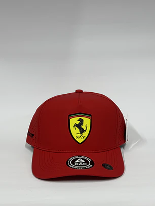 Gorra de lona 5p láser / Rojo F - Escudería Ferrari 