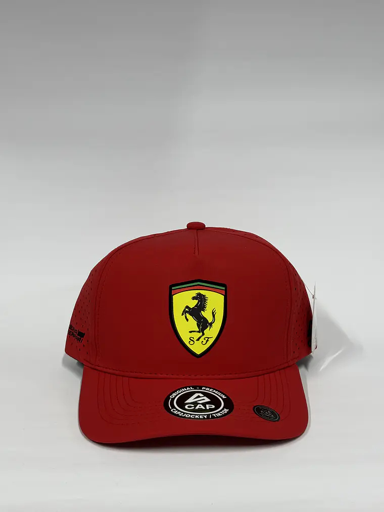 Gorra de lona 5p láser / Rojo F - Escudería Ferrari  1