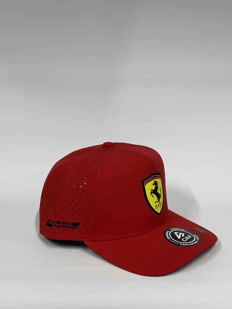 Gorra de lona 5p láser / Rojo F - Escudería Ferrari  2