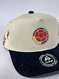 Gorra de lona 5p / Bicolor Beige x Azul M - Selección Colombia 🇨🇴  - Miniatura 3