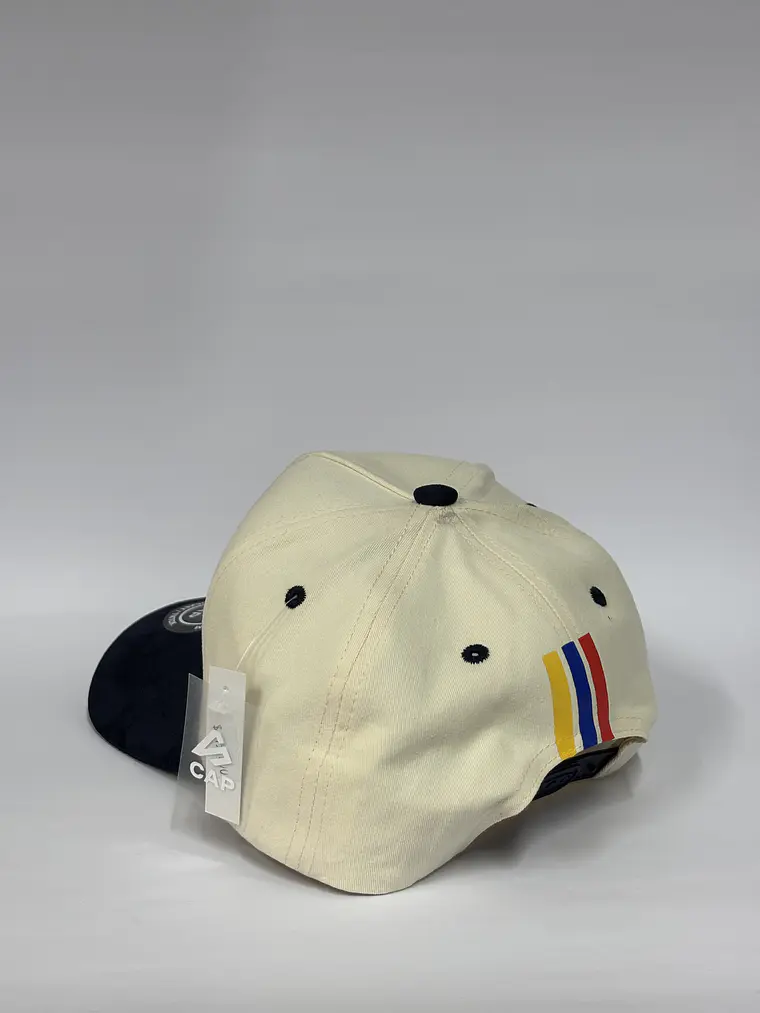 Gorra de lona 5p / Bicolor Beige x Azul M - Selección Colombia 🇨🇴  5