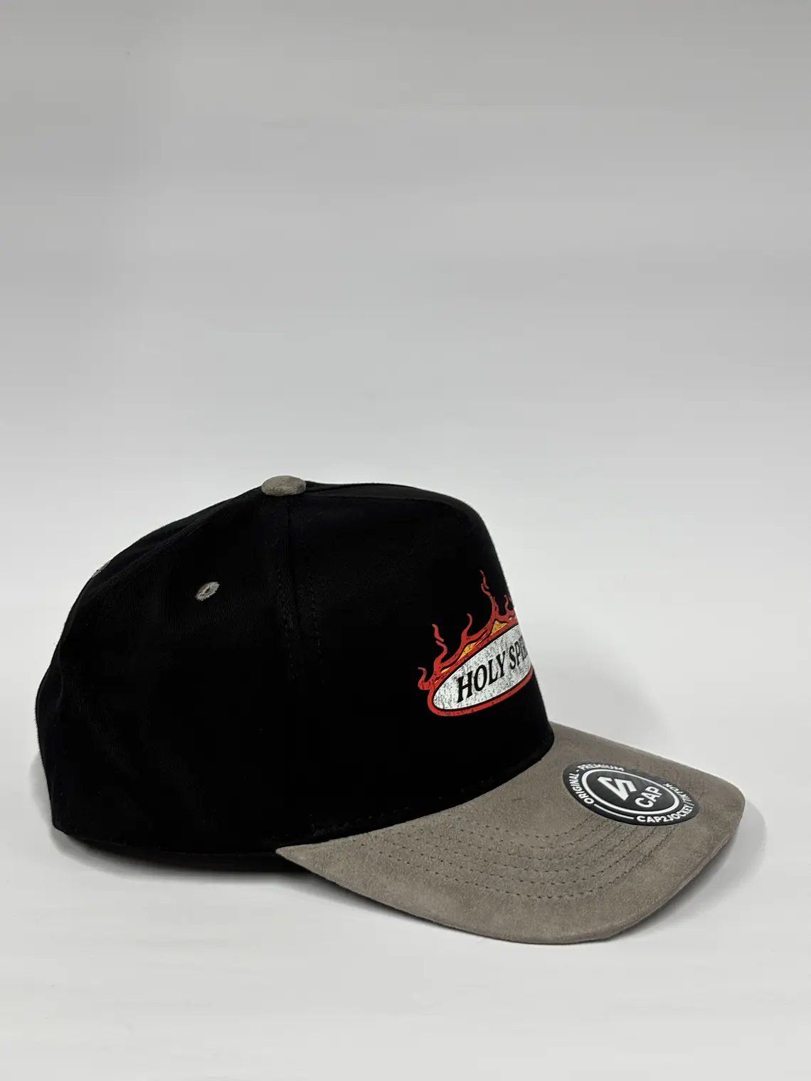 Gorra de lona 5p - Bicolor Negro x Gris / Holy Spirit  3
