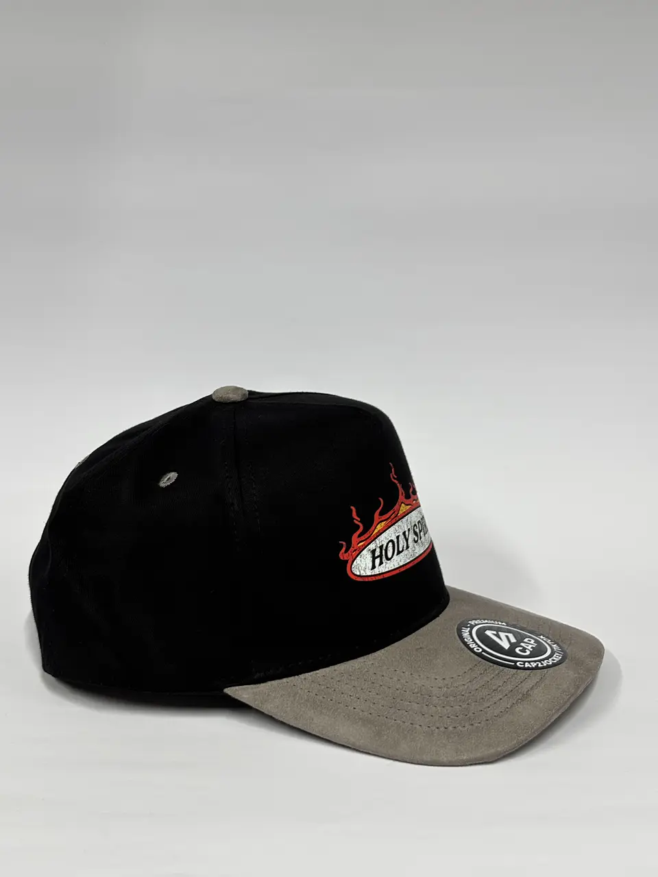 Gorra de lona 5p - Bicolor Negro x Gris / Holy Spirit  3