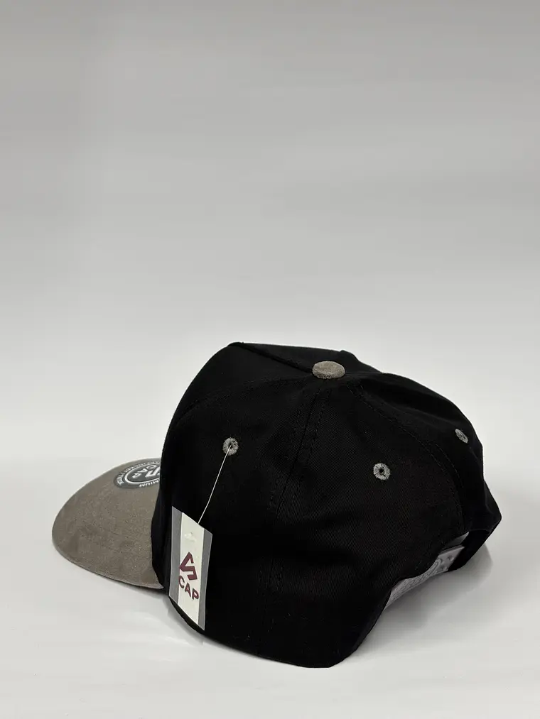 Gorra de lona 5p - Bicolor Negro x Gris / Holy Spirit  2