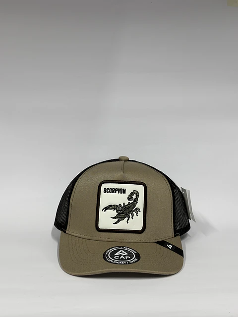 Jockey de malla 5p / Beige x negro - Scorpion 2