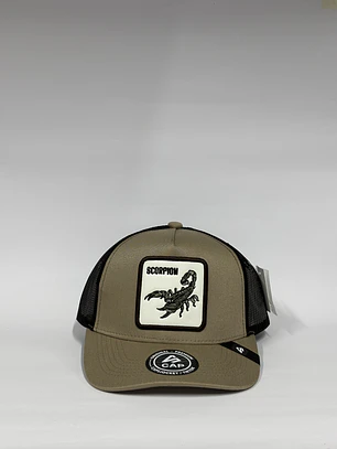 Jockey de malla 5p / Beige x negro - Scorpion 2