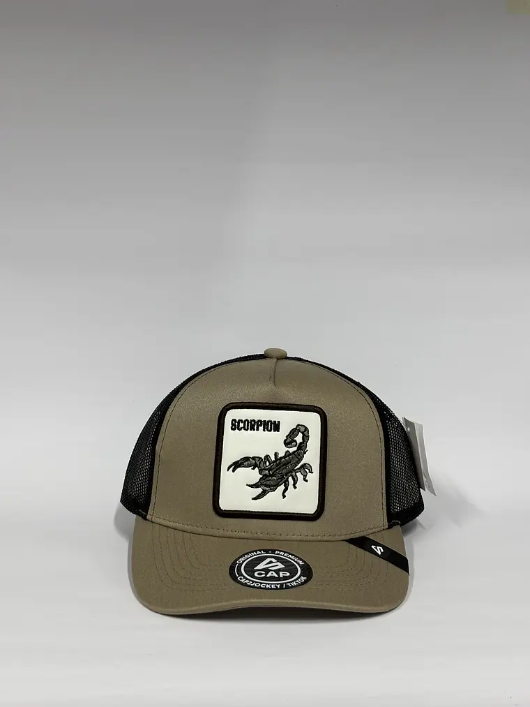 Jockey de malla 5p / Beige x negro - Scorpion 2 1