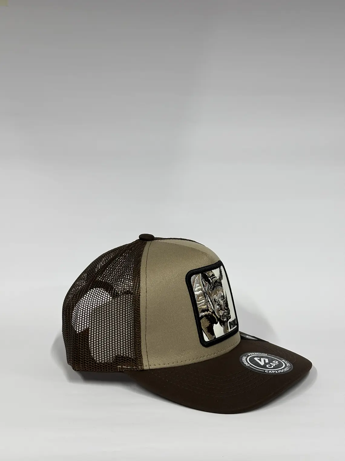 Jockey de malla 5p - Marrón x Beige / Rhino 4