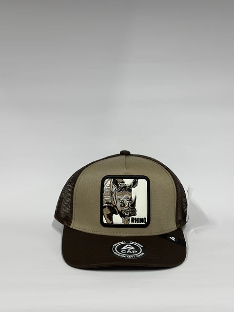 Jockey de malla 5p - Marrón x Beige / Rhino