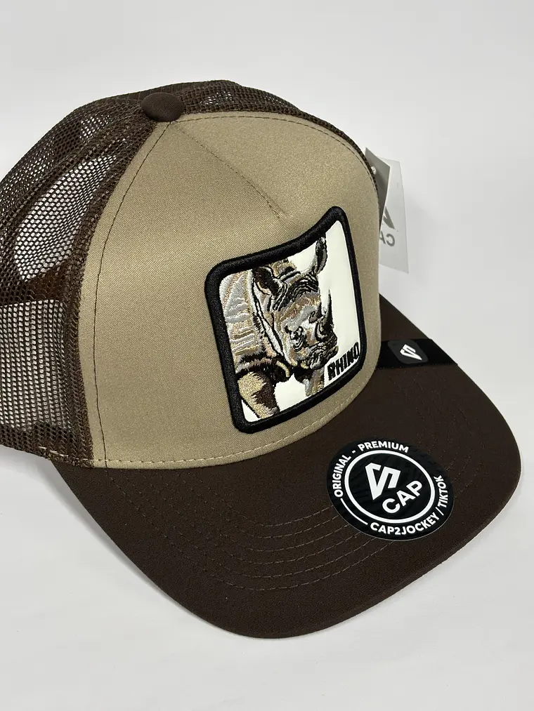 Jockey de malla 5p - Marrón x Beige / Rhino 2