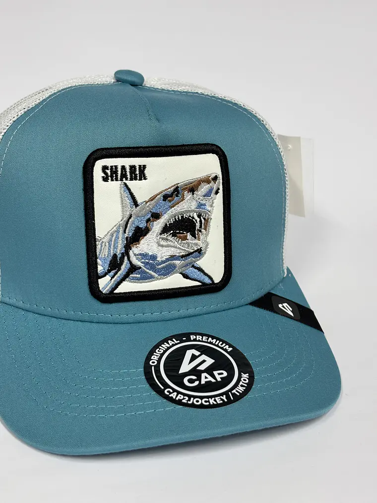 Jockey de malla 5p - Azul x Blanco / Shark 2