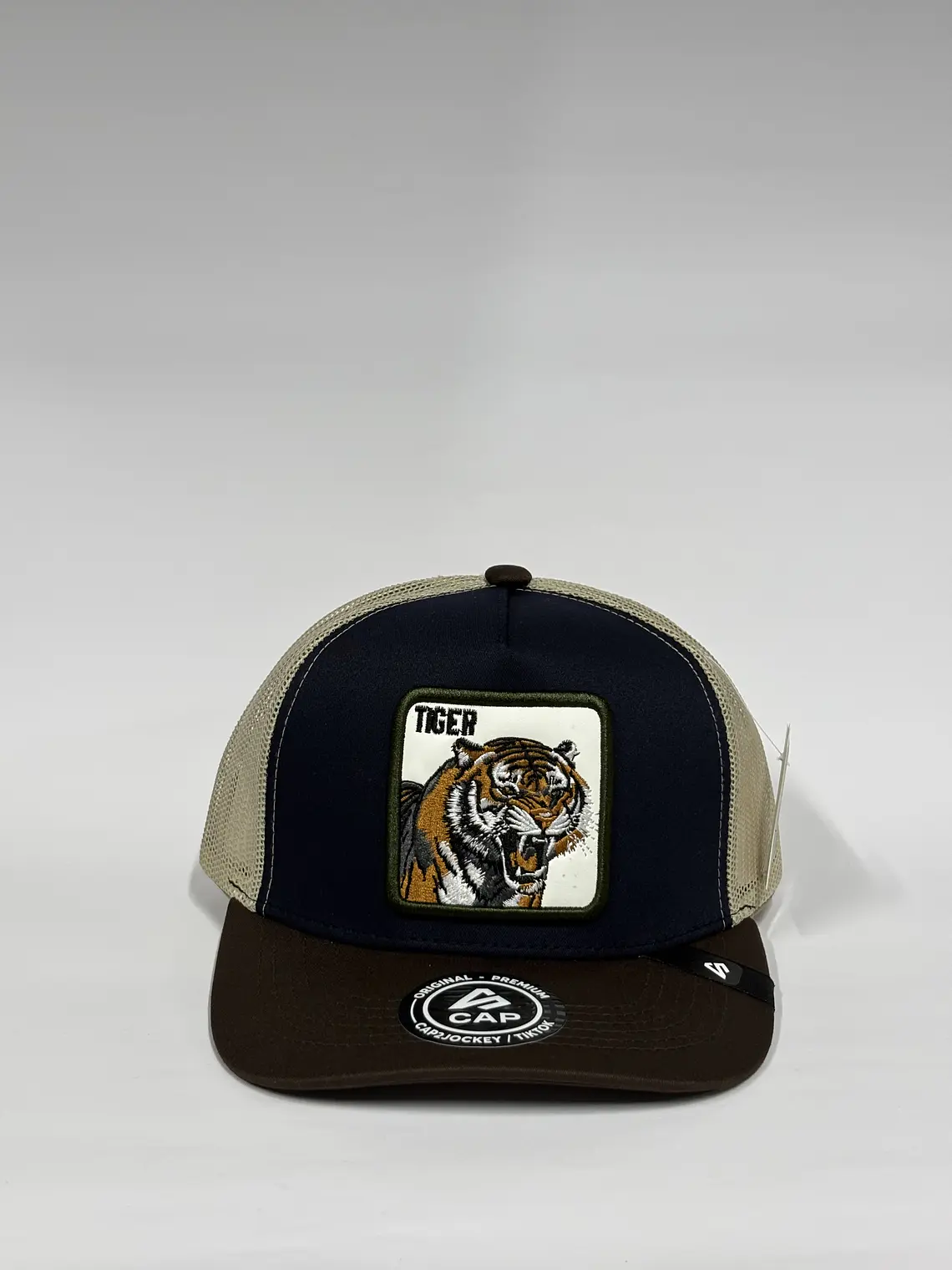 Jockey de malla 5p - Tricolor / Beige x Azul x Marrón - Tiger 2.0 1
