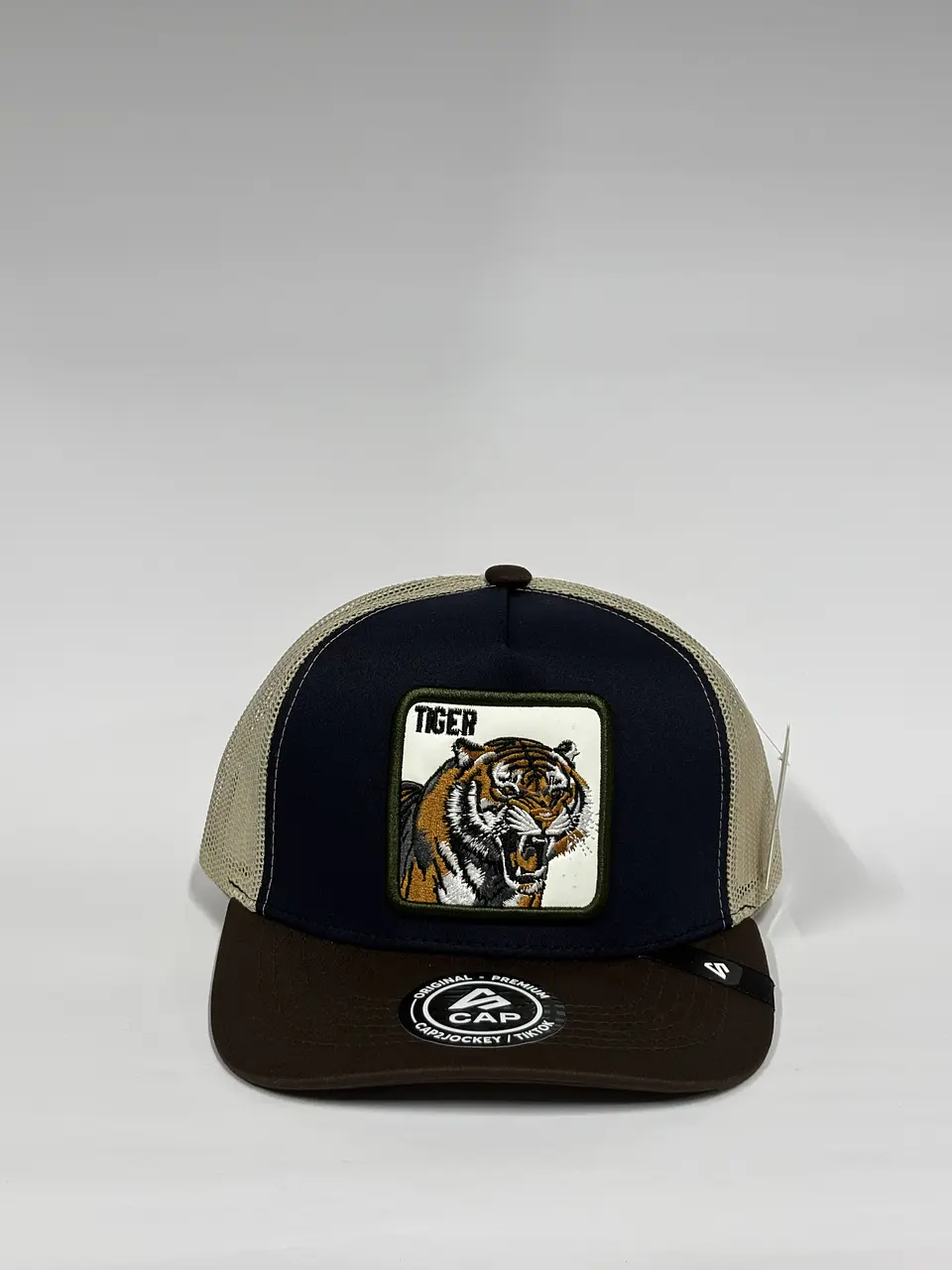 Jockey de malla 5p - Tricolor / Beige x Azul x Marrón - Tiger 2.0 1
