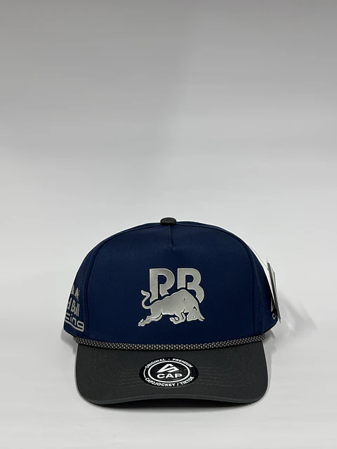 Gorra de lona 5p láser - Bicolor Azul M x Gris - Escudería Red Bull f1