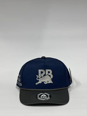 Gorra de lona 5p láser - Bicolor Azul M x Gris - Escudería Red Bull f1