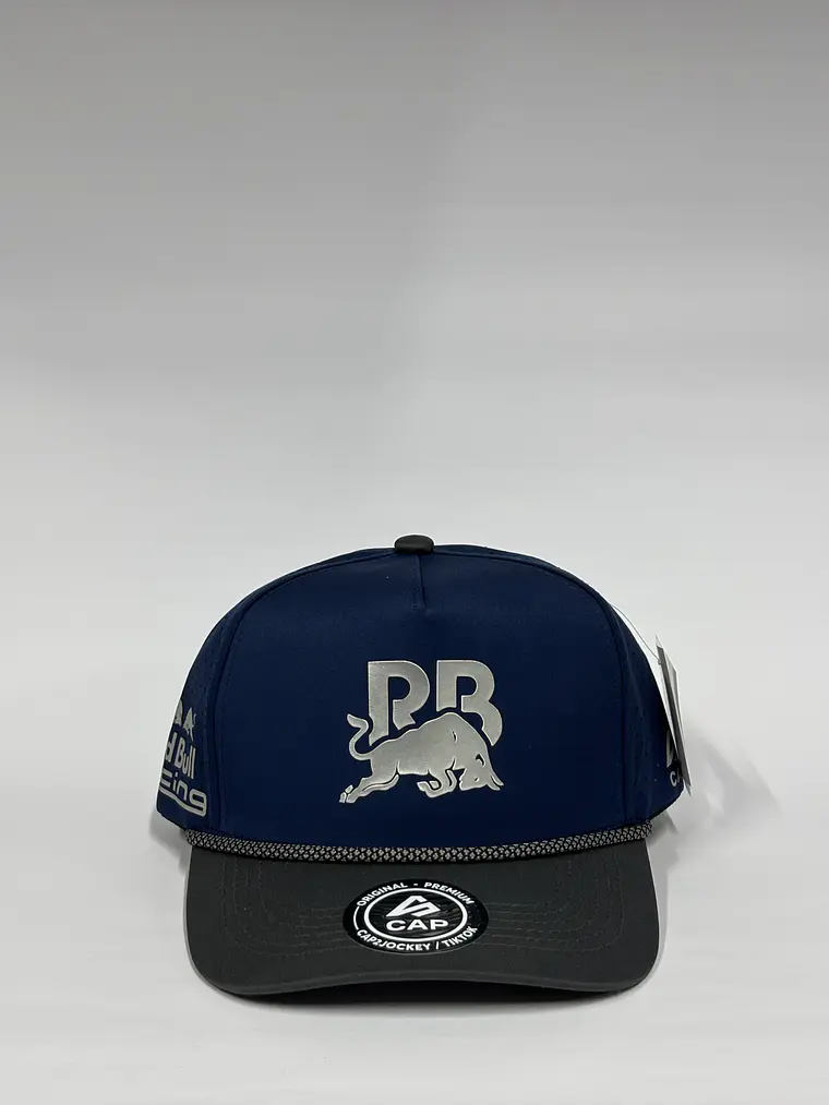 Gorra de lona 5p láser - Bicolor Azul M x Gris - Escudería Red Bull f1 1