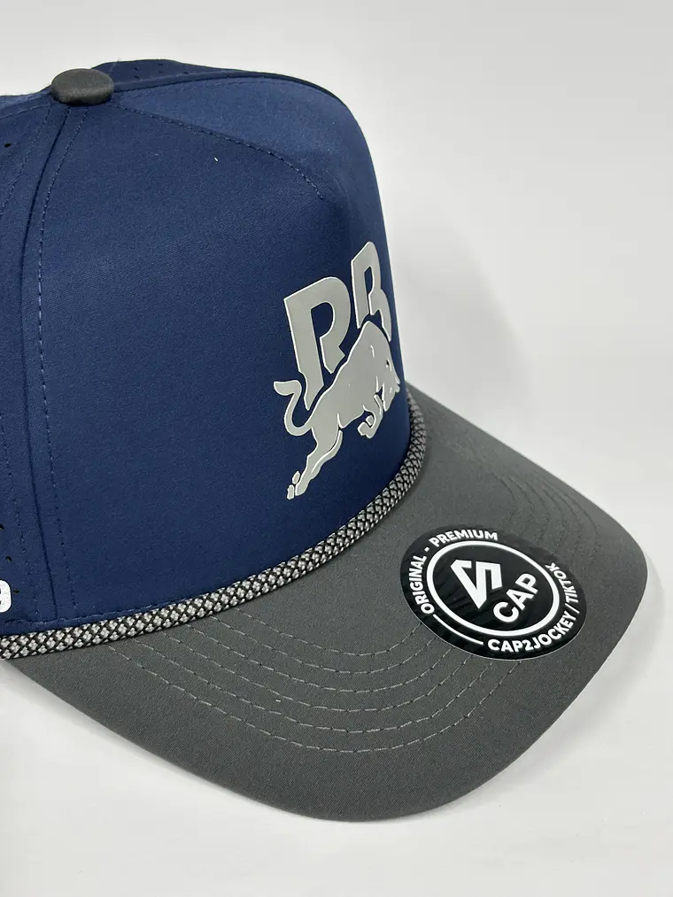 Gorra de lona 5p láser - Bicolor Azul M x Gris - Escudería Red Bull f1 3