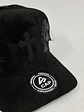 Gorra de gamuza 5p - Full Negro - Cruces de la noche  - Miniatura 4