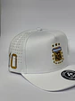 Gorra de lona 5p - Blanca / Argentina clasic  - Miniatura 3
