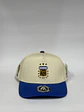 Gorra de lona 5p - Bicolor Beige x Azul - Selección argentina 🇦🇷  - Miniatura 1